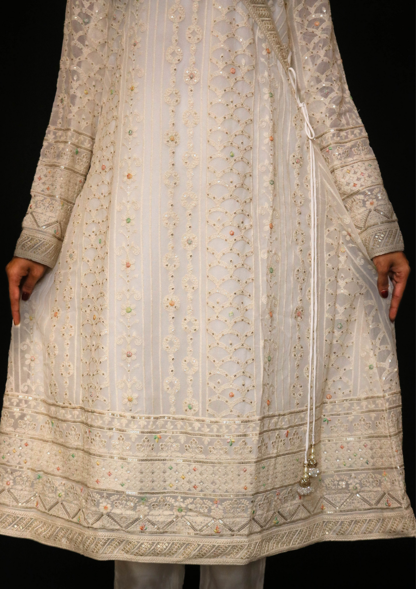 Lucknowi Angarkha Kurti