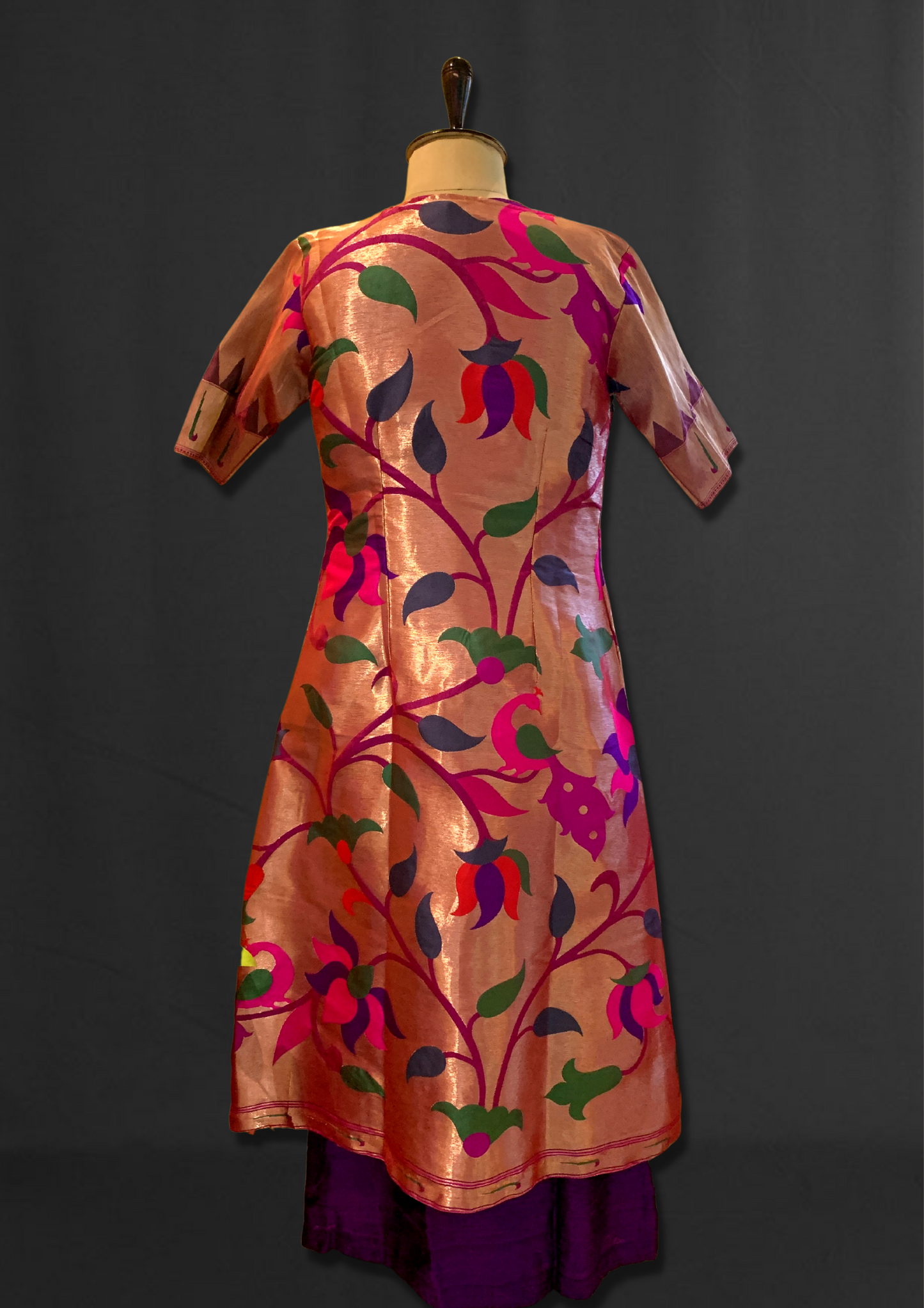 Paithani Long Brocade Jacket