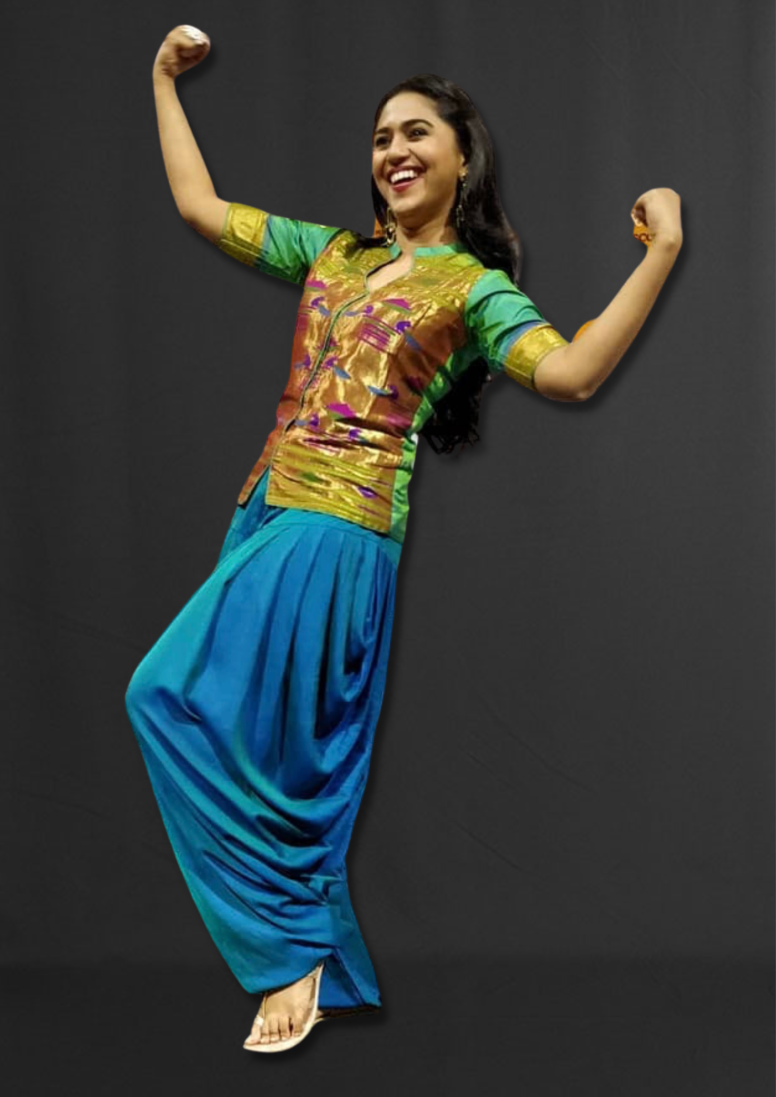 Pure Paithani Short Top Dhoti