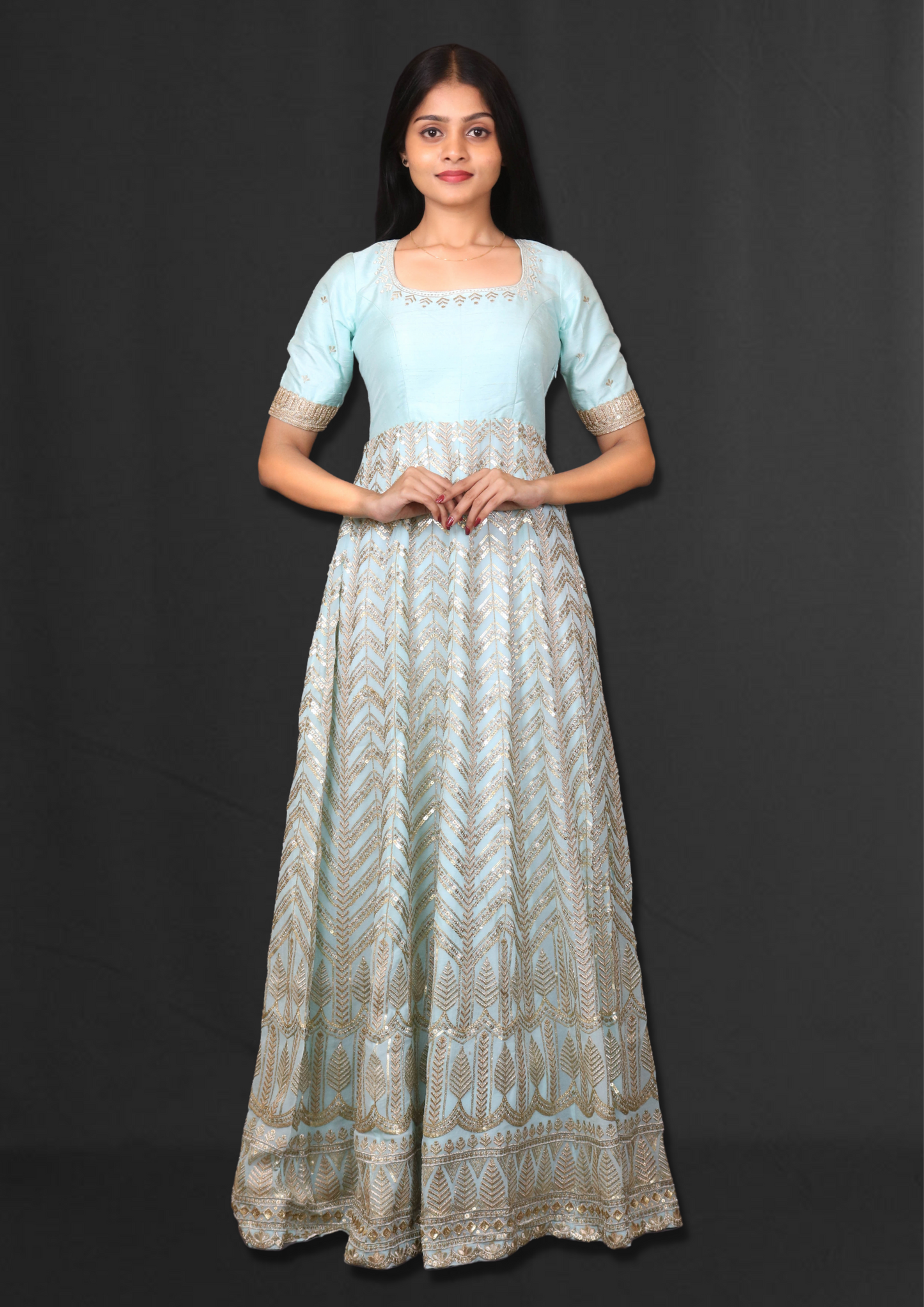 Anarkali Gown with Dupatta