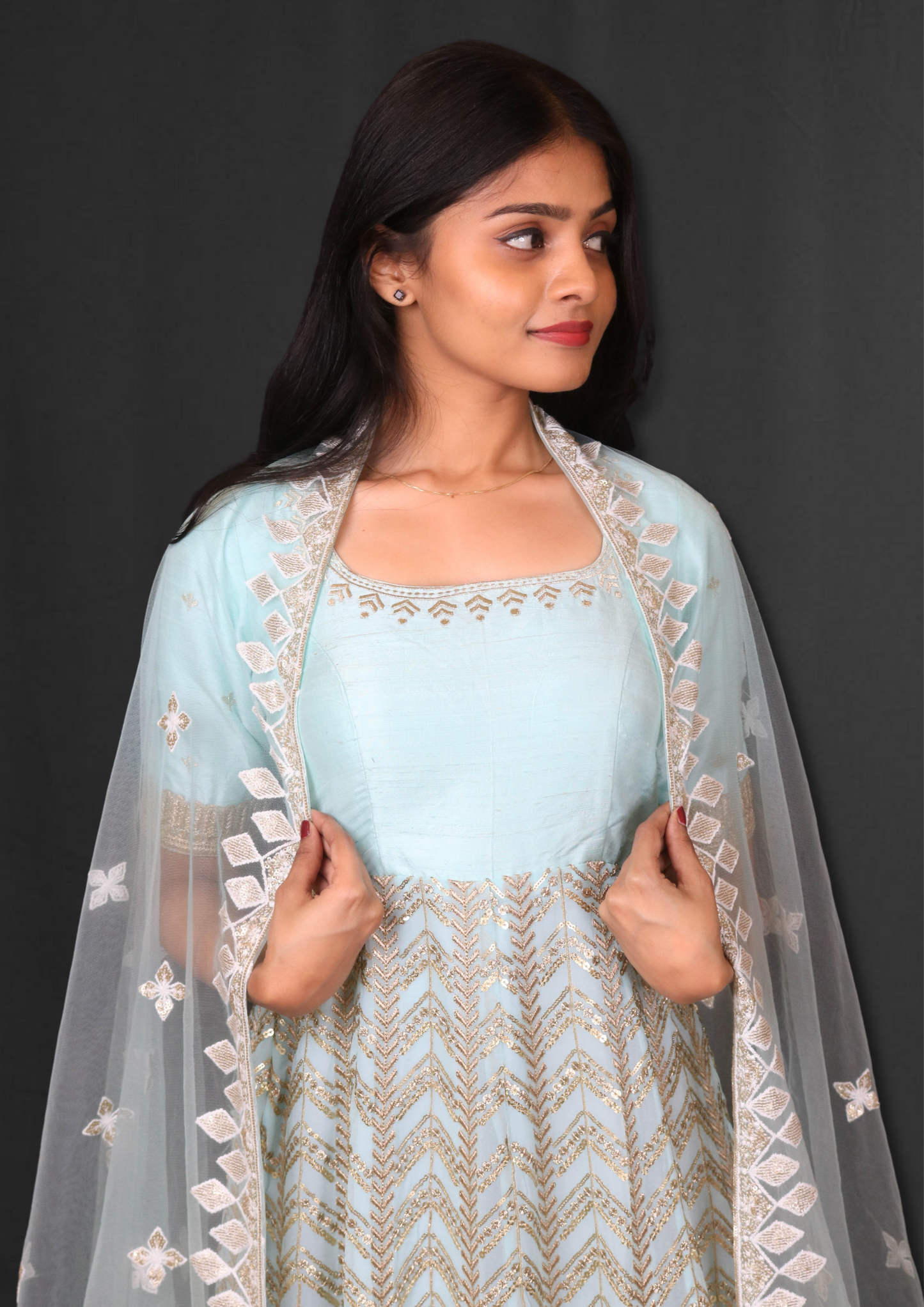 Anarkali Gown with Dupatta